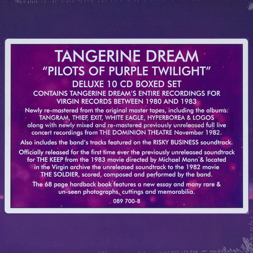 Tangerine Dream; Pilots Of Purple Twilight (The Virgin Recordings 1980