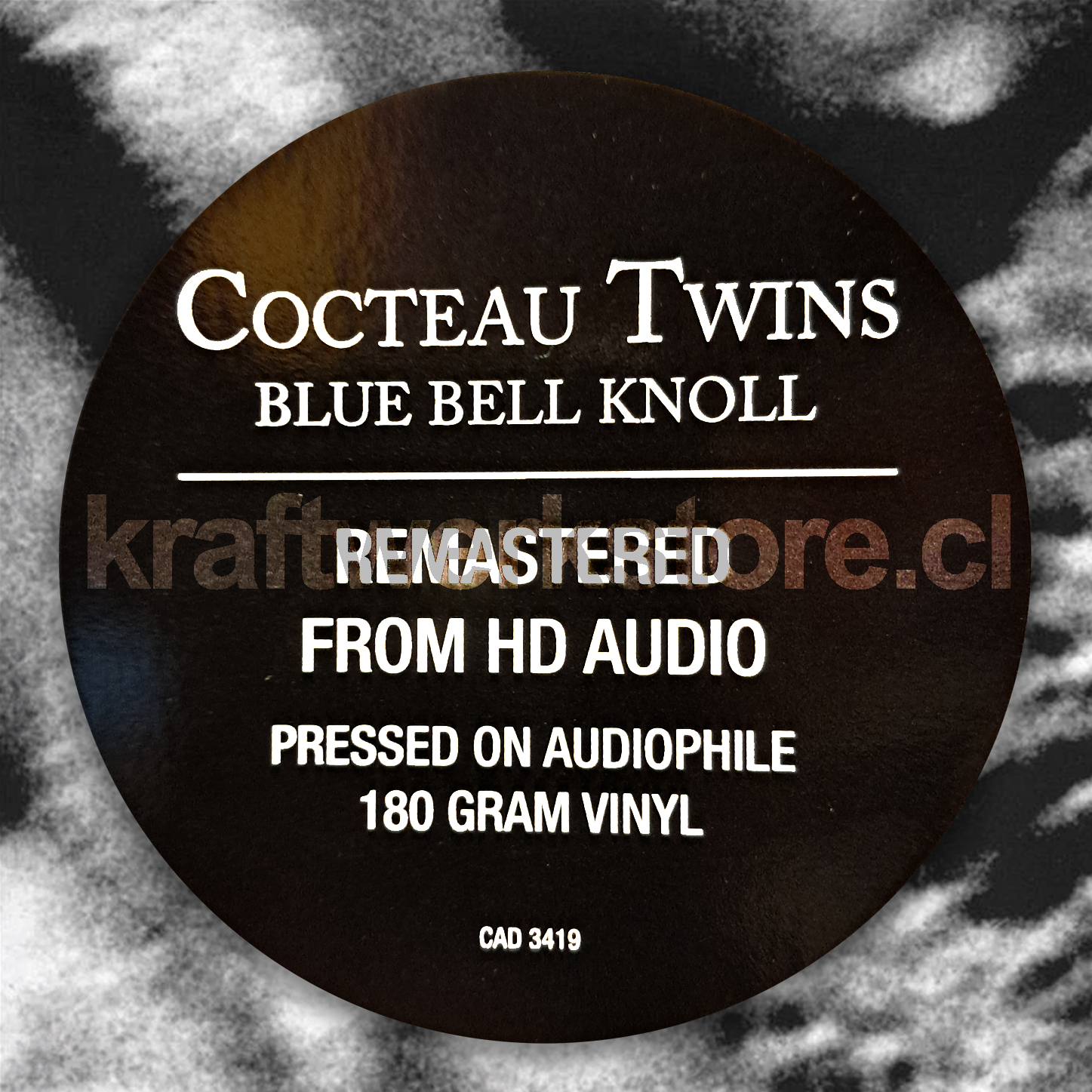 Cocteau Twins Blue Bell Knoll etiqueta