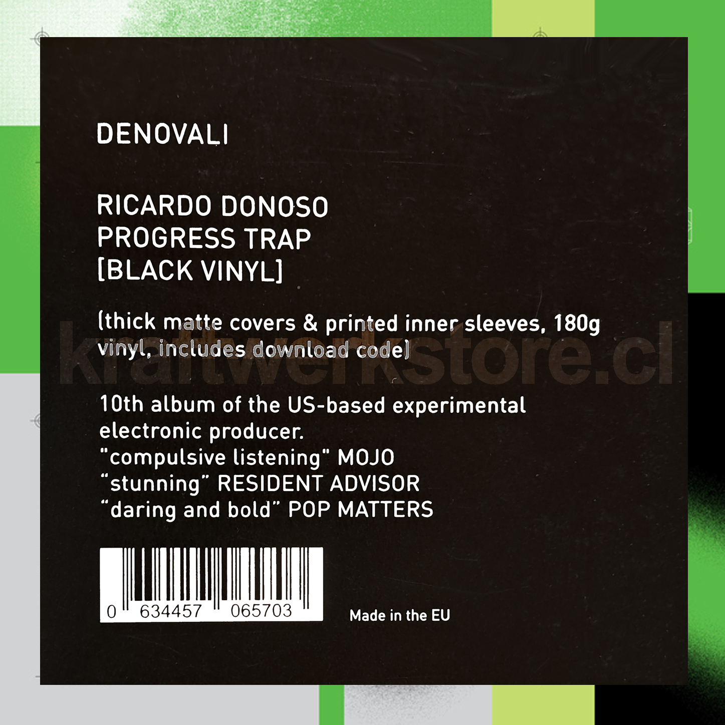 Ricardo Donoso Progress Trap etiqueta